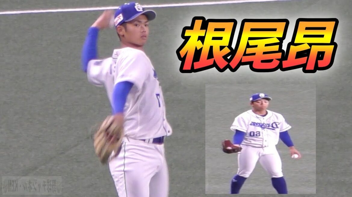根尾昂＆岡林勇希　左投げにしてみたら😭