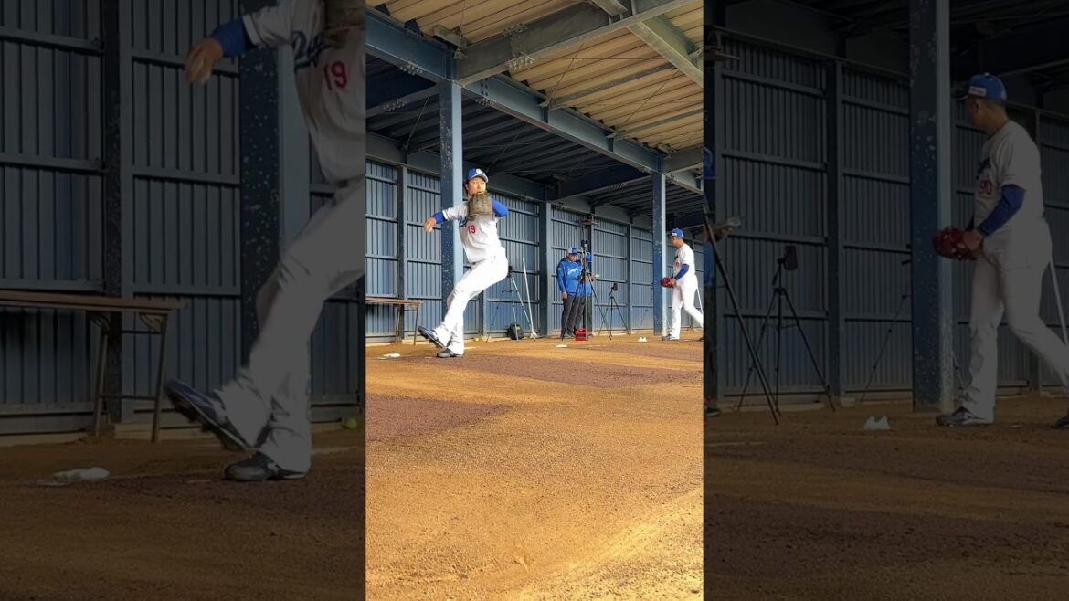 【投手・髙橋宏斗】投球フォームのスロー映像 【5時スタ】 #中日ドラゴンズ #沖縄キャンプ #髙橋宏斗 #shorts