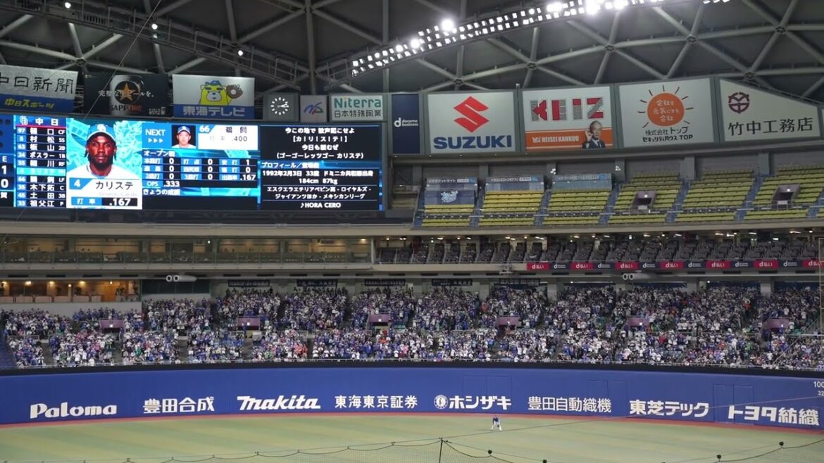 中日ドラゴンズ カリステ 応援歌 주니치드래곤즈 카리스테 응원가