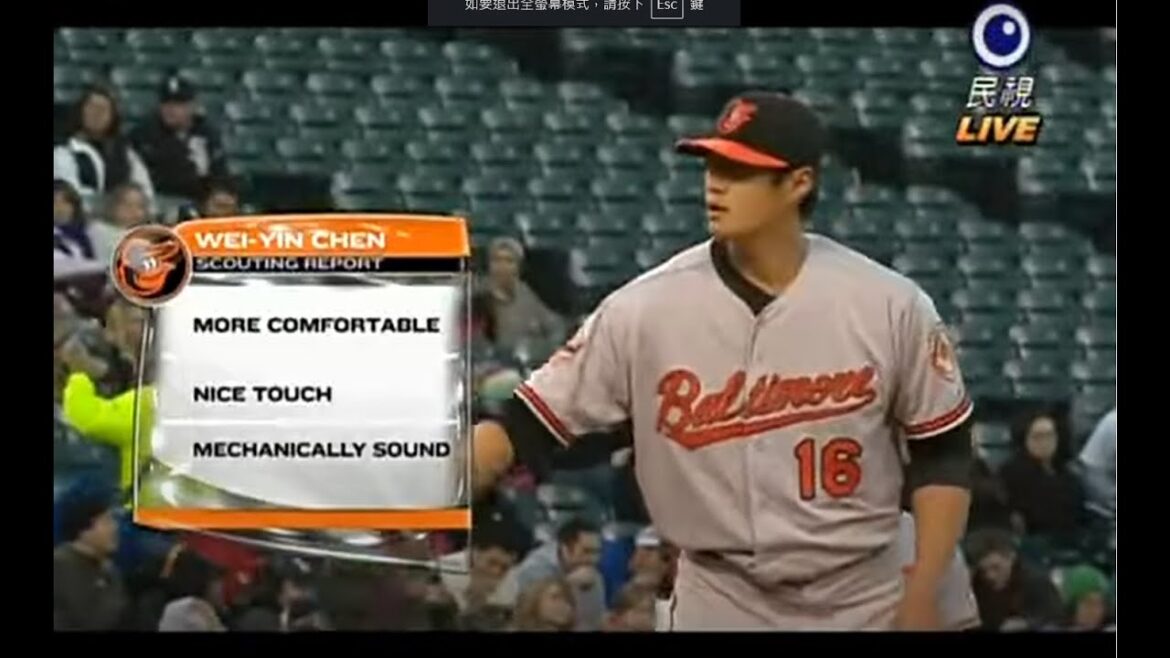 20120417 陳偉殷大聯盟首勝 完整版