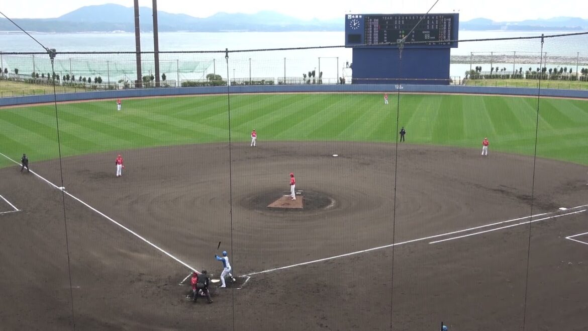 味全ドラゴンズ 3 - 12 北海道日本ハム　練習試合　淺間外野手　　ライト前ヒット