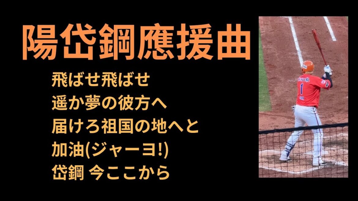 陽岱鋼應援曲 #陽岱鋼 #應援曲 #棒球 #攝影