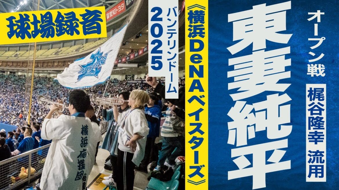 高音質🎺【梶谷隆幸 流用】東妻純平選手応援歌《横浜DeNAベイスターズ》2025バンテリンドーム