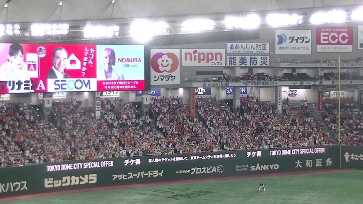 東京ドーム初 甲斐拓也コール【読売ジャイアンツ対 ヤクルトスワローズ 2025年3月2日】