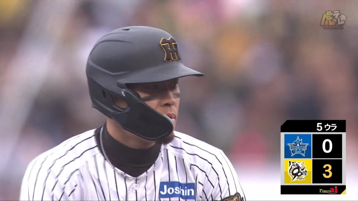 【巧く流す】5回裏、#佐藤輝明 選手がレフト線へ2点タイムリーツーベースヒットを放つ！【2025/3/8Ｔ－ＤＢ】