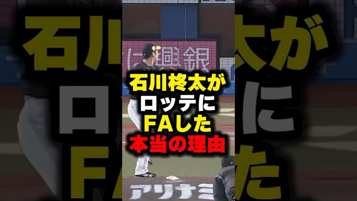 石川柊太がロッテにFAした本当の理由 #野球 #プロ野球 #shorts #野球解説#野球雑学