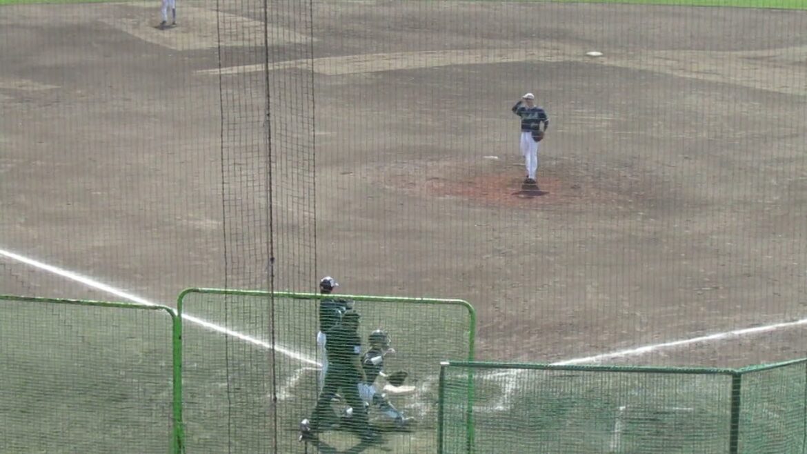 シート打撃 濵田太貴がアンダースロー 下川 隼佑からうまく右打ち隼佑からヒットを放つ＜ヤクルトスワローズ 沖縄キャンプ 2025年2月19日＞