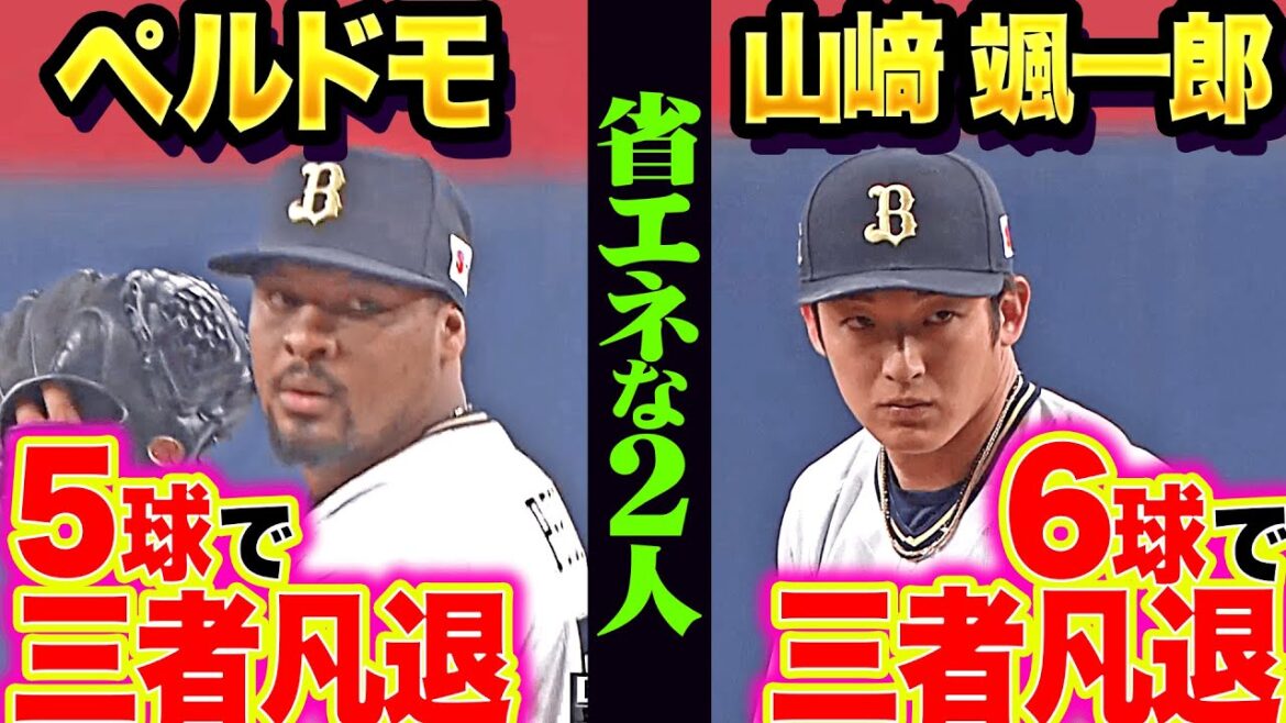 【省エネな2人】ペルドモ・山﨑颯一郎『横浜DeNA打線を翻弄…合わせて11球で三者凡退！』