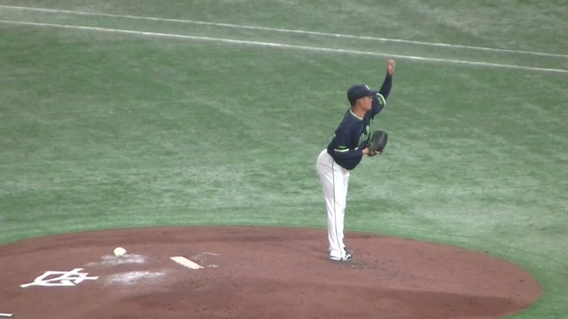 山本大貴2025の投球フォーム【読売ジャイアンツ対 ヤクルトスワローズ 2025年3月2日】