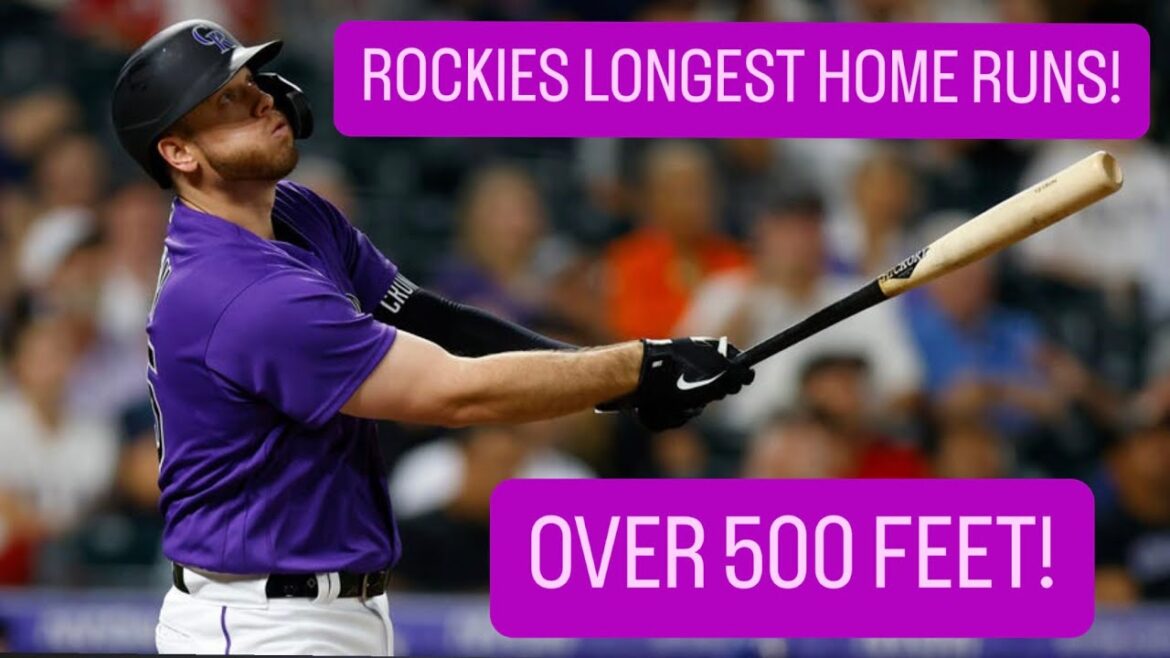 Colorado Rockies 10 Longest Home Runs of the Statcast Era!