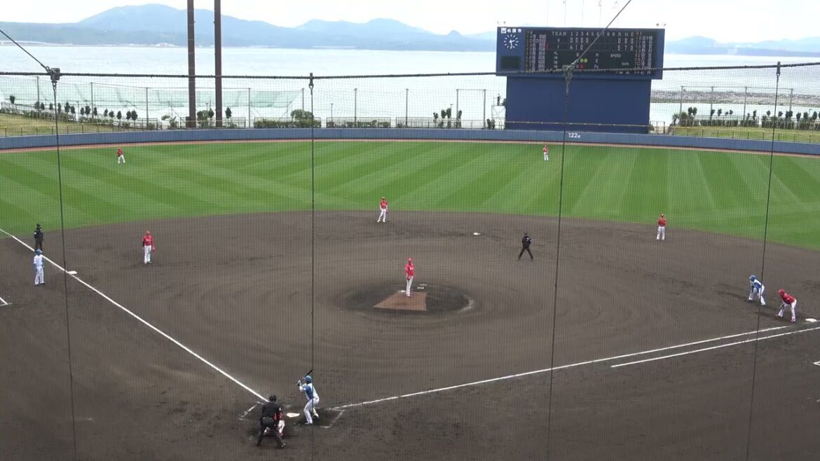 味全ドラゴンズ 3 - 12 北海道日本ハム　練習試合　田宮裕涼捕手　タイムリーヒット　2025.3.24