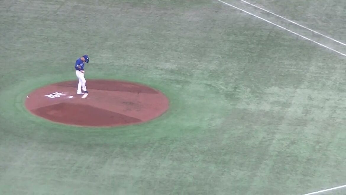 丸佳浩を見逃し三振にとる柳裕也の球【読売ジャイアンツ対 中日ドラゴンズ2024年4月25日】