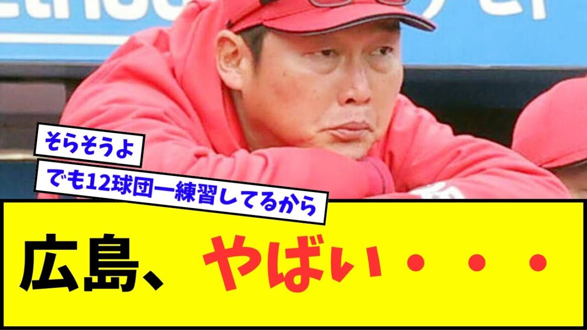 【悲報】広島東洋カープ、やばい・・・【なんJ反応】【プロ野球反応集】