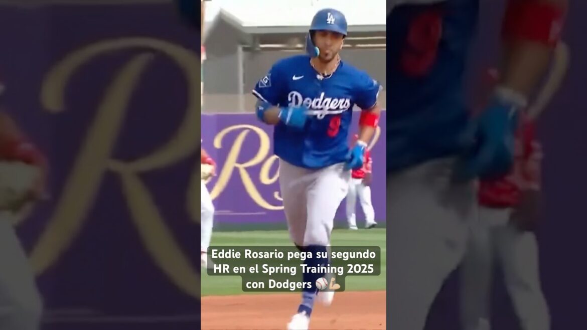DODGERS: EDDIE ROSARIO PEGA su SEGUNDO HOME RUN en el SPRING TRAINING 2025 de MLB DODGERS: EDDIE ROSARIO PEGA su SEGUNDO HOME RUN en el SPRING TRAINING 2025 de MLB