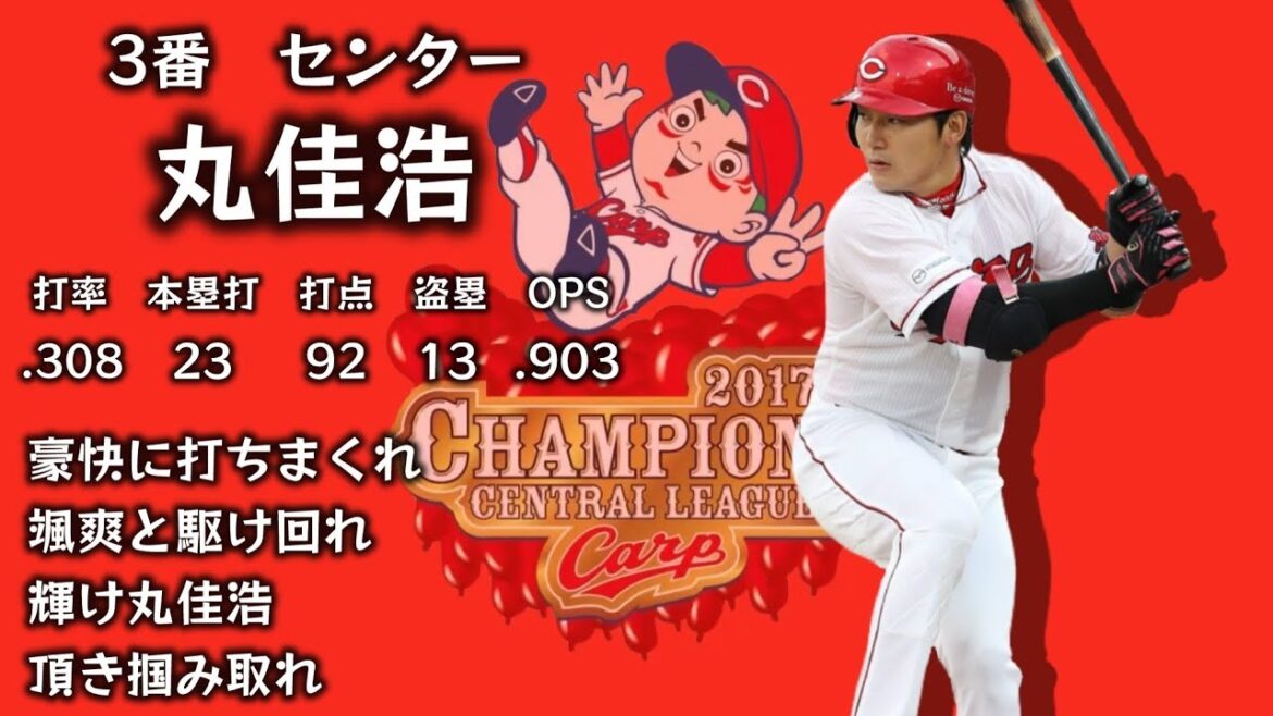 2017年 広島東洋カープ1-9 2017年 広島東洋カープ1-9