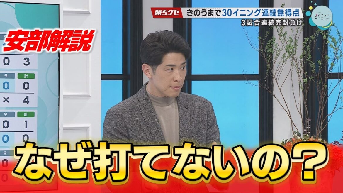 【安部解説】カープは今年も打てないのか…「必死さを前面に！」