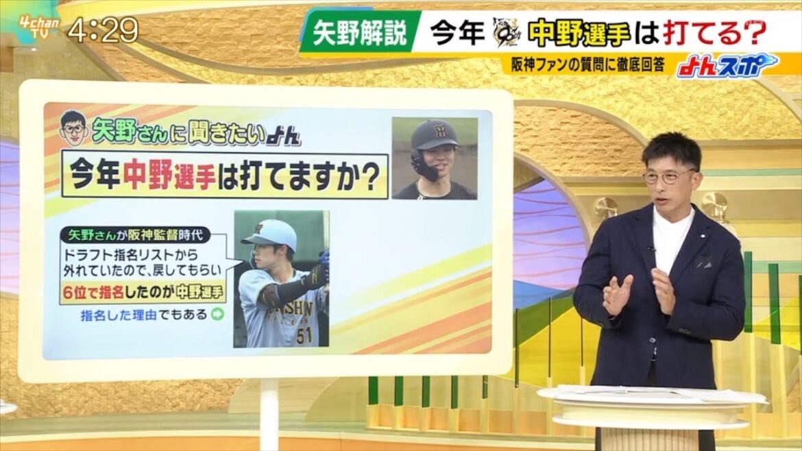 阪神タイガース　矢野輝弘