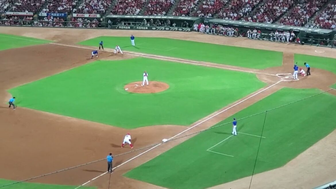 20240731　打者の蝦名達夫に汎用ﾃｰﾏを使用！【右打者汎用応援歌】横浜DeNAﾍﾞｲｽﾀｰｽﾞ　9回表@MAZDA Zoom-Zoom ｽﾀｼﾞｱﾑ広島･ﾋﾞｼﾞﾀｰﾊﾟﾌｫｰﾏﾝｽ