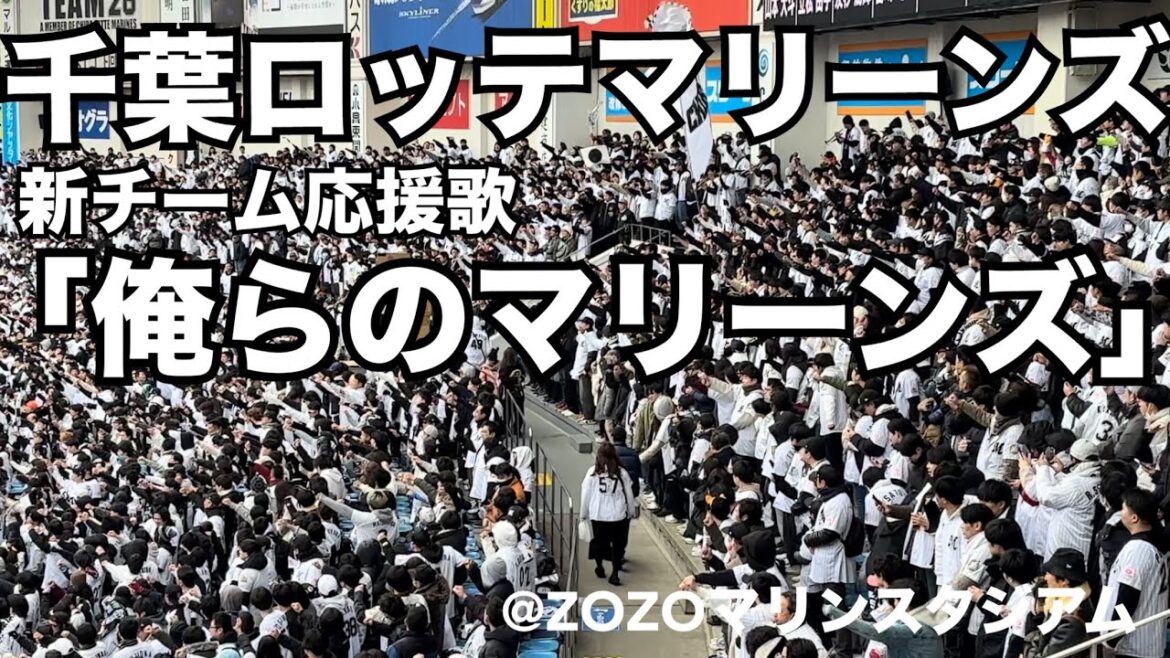 千葉ロッテマリーンズ　新チーム応援歌「俺らのマリーンズ」