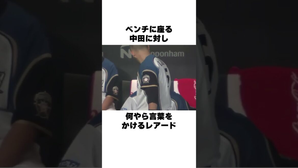 「中田がレアードにブチギレ」中田翔とレアードについての雑学 #野球 #野球雑学 #水原一平