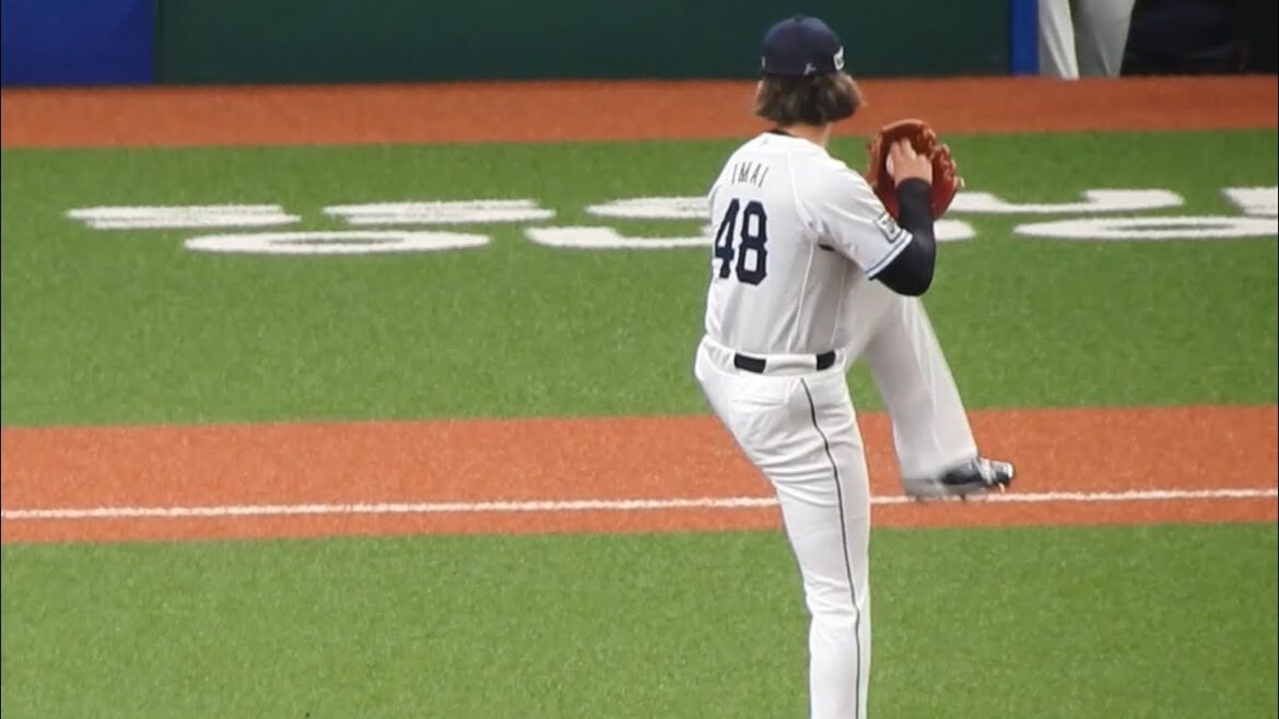 今井達也　試合前投球練習　スロー再生あり　オープン戦2025/03/12西武対阪神【埼玉西武ライオンズ】【ベルーナドーム】