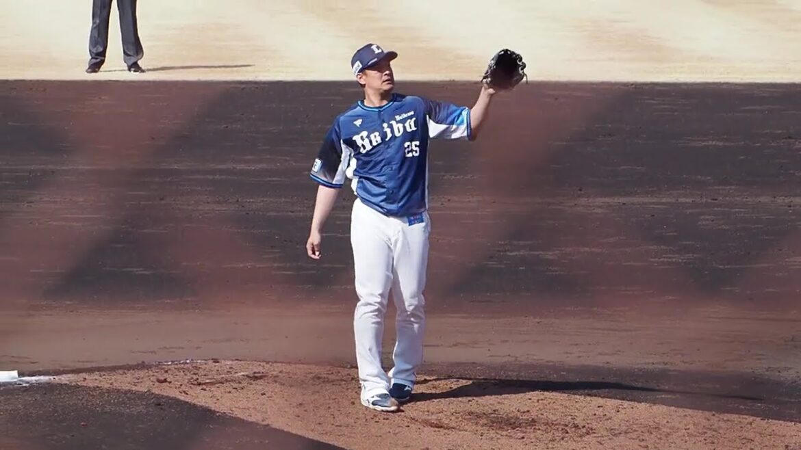 2025.03.02 北海道日本ハム-埼玉西武 #平井克典 投球練習 (鎌ヶ谷スタジアム)