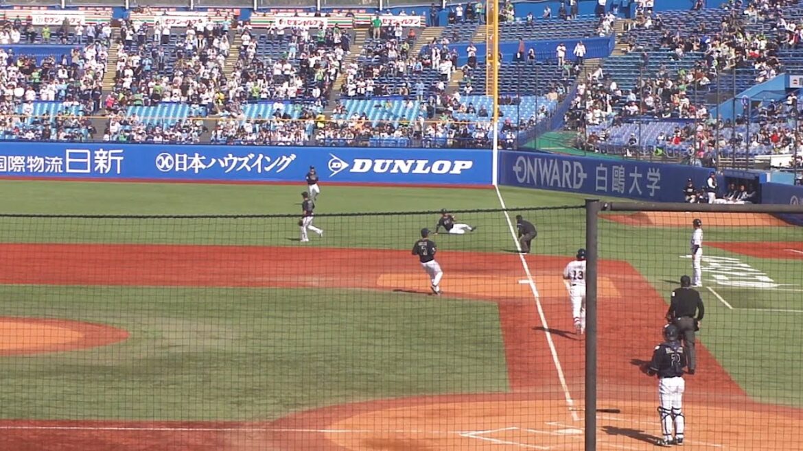 オリックス 太田椋 ナイスプレー　オープン戦 ヤクルト vs オリックス　2025年3月14日(金)　神宮球場