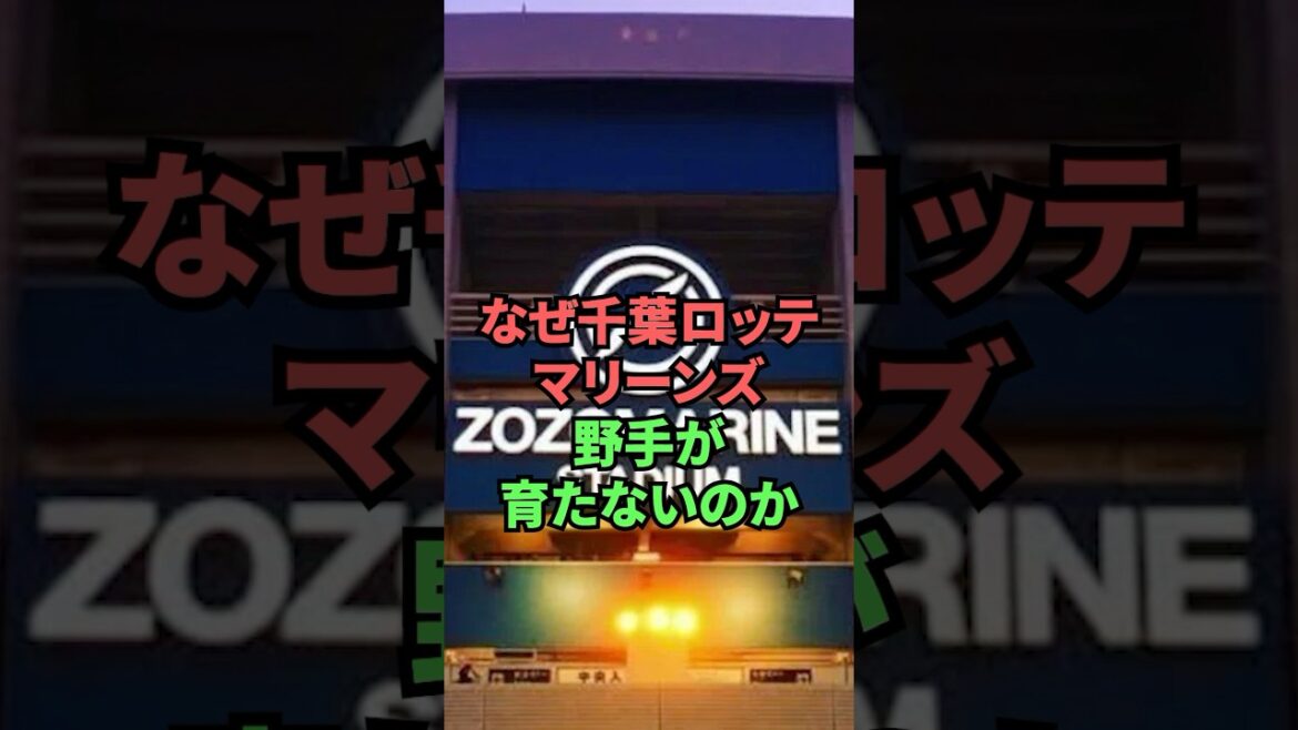 なぜ千葉ロッテマリーンズ野手が育たないのか なぜ千葉ロッテマリーンズ野手が育たないのか