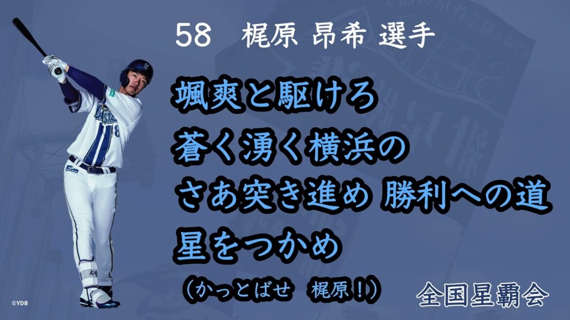 横浜DeNAベイスターズ 2025年新応援歌(梶原 昂希 選手)【公式】 横浜DeNAベイスターズ 2025年新応援歌(梶原 昂希 選手)【公式】