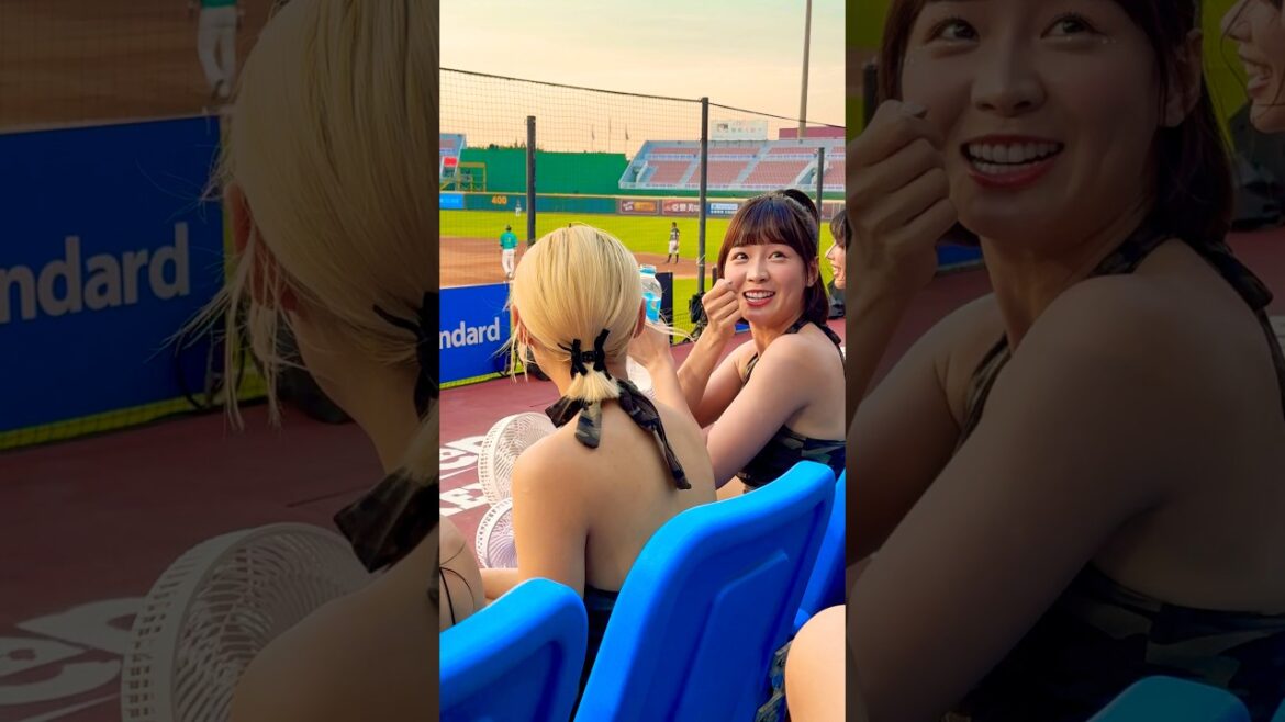 熱情粉絲喊Lamigo Let’s Go 王柏融 卉妮 籃籃 菲菲 被吸引笑超開心 阿迷趴 #台湾チアリーデ #樂天女孩 #RakutenGirls 240831