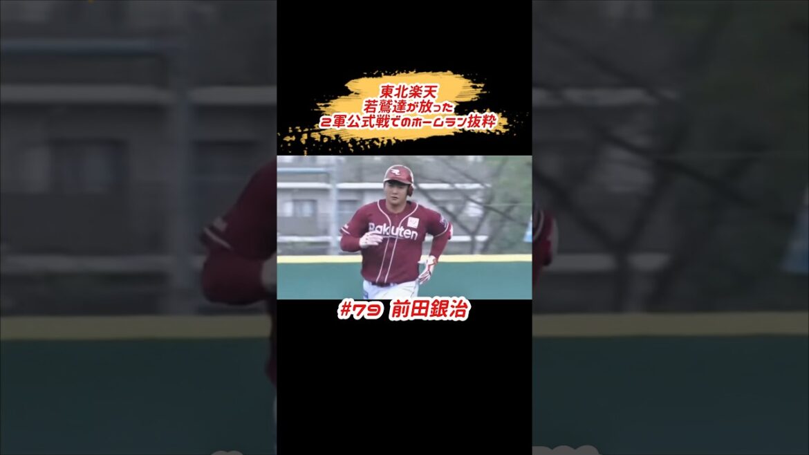【期待を込めて】東北楽天 若鷲達の放った一発 #shorts #プロ野球 #東北楽天ゴールデンイーグルス #ホームラン