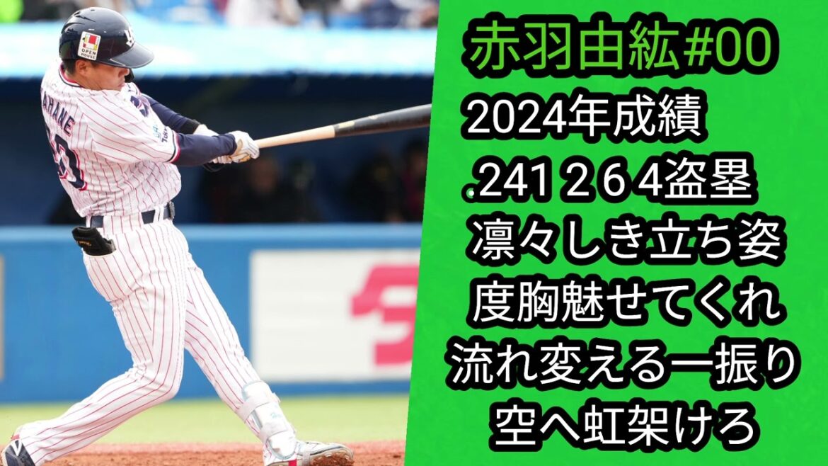 【東京ヤクルトスワローズ】赤羽由紘選手新応援歌