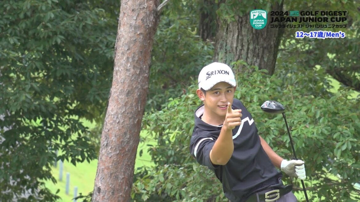 未来のプロゴルファーがここに！高校中学・男子の部　ジャパンジュニアカップ2024