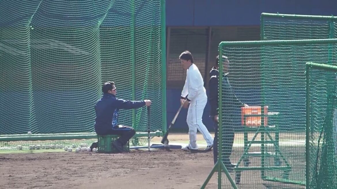 2025.03.02 北海道日本ハム-埼玉西武 #元山飛優 バッティング練習② (鎌ヶ谷スタジアム)