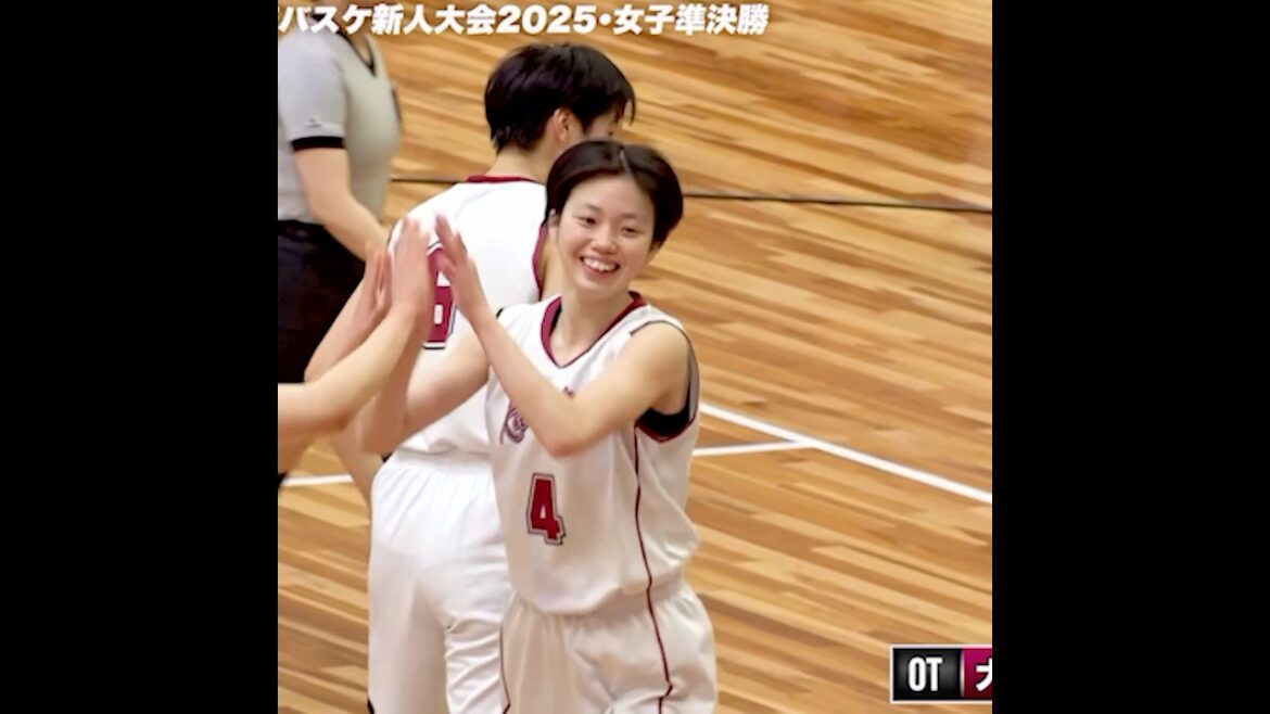 U18代表選考合宿招集🇯🇵大阪薫英2年生コンビ🔥OTの大接戦で躍動 幡出麗実(2年｜168cm｜No.4)三輪美良々( 2年｜177cm｜No.5)[近畿高校バスケ新人大会2025] #高校バスケ