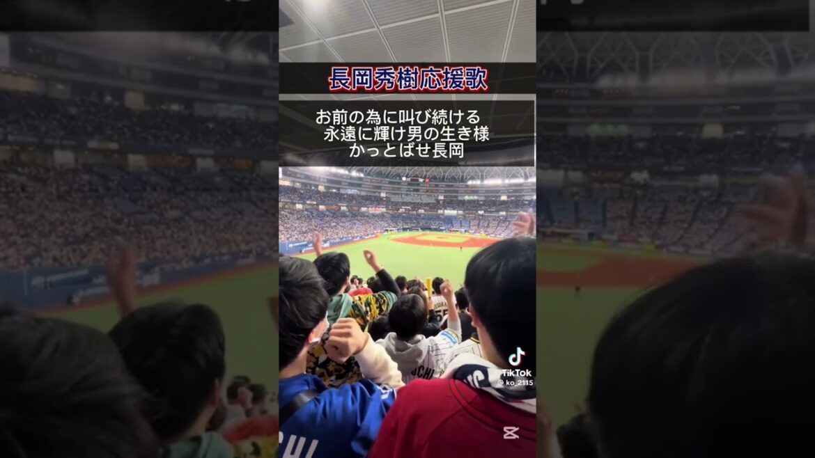 東京ヤクルトスワローズ#長岡秀樹 #応援歌 #ヤクルト#スワローズ #shorts