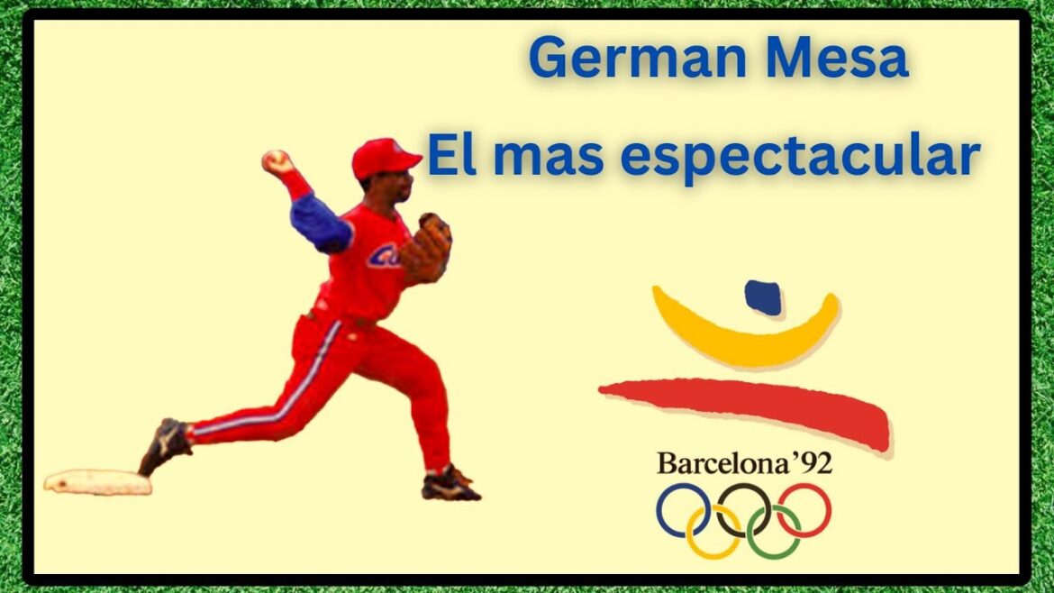 German Mesa, shortstop espectacular, Final Cuba-China Taipei Barcelona 92 Olympics