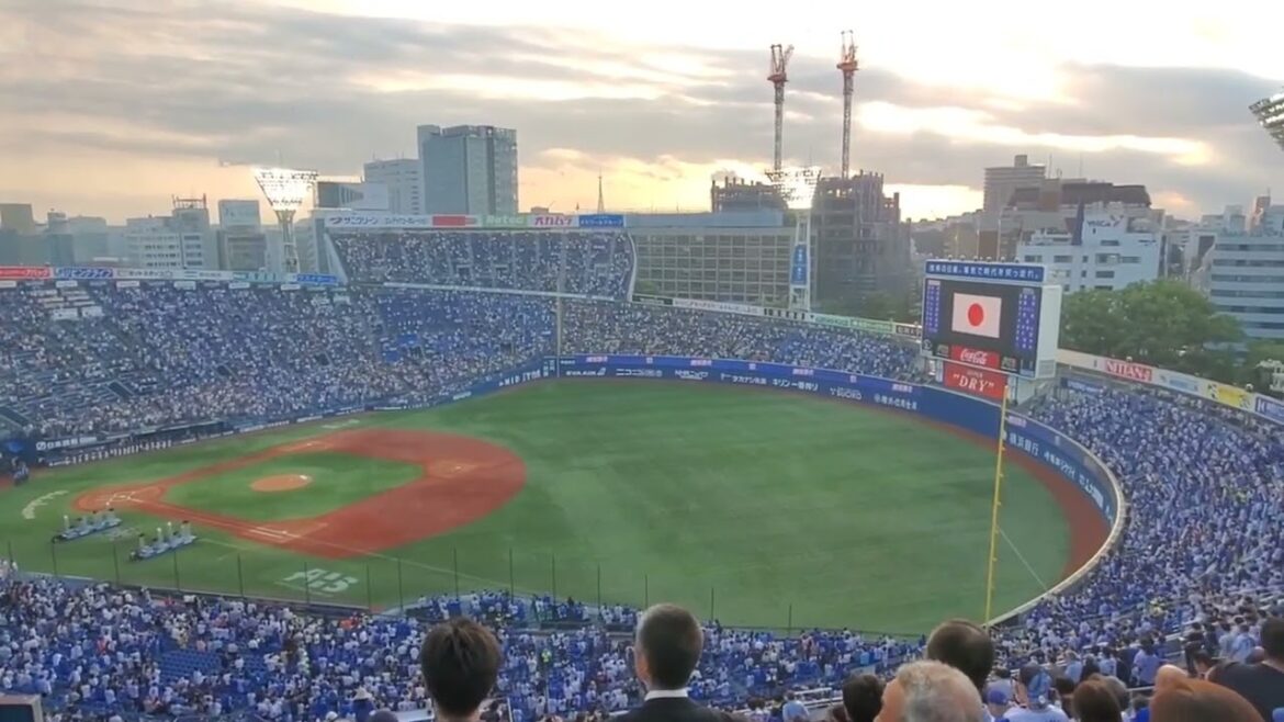 20240607　ｶｰﾄﾞ初戦、試合前の国歌演奏【横浜DeNAベイスターズvs福岡ソフトバンクホークス】@横浜ｽﾀｼﾞｱﾑ･ｳｨﾝｸﾞ席(BAY SIDE) ﾊﾏｽﾀ  日本生命ｾ･ﾊﾟ交流戦