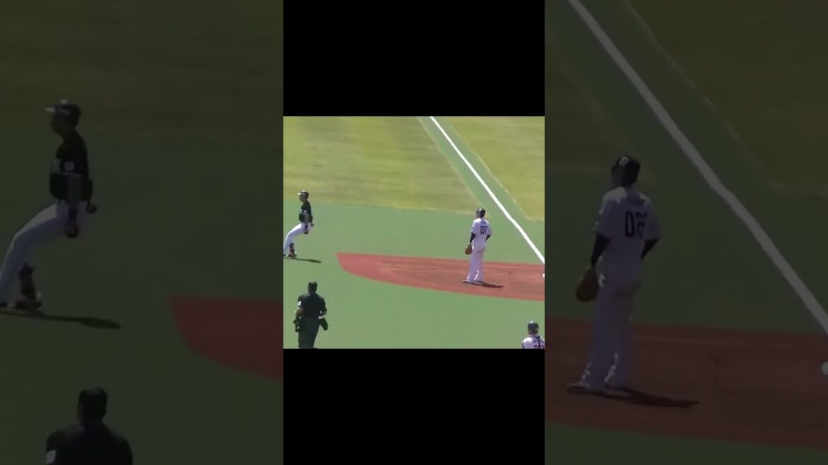 マリーンズ藤田和樹がセンターへ抜けるヒットを放つ【ヤクルトスワローズ対 千葉ロッテマリーンズ イースタン2024年4月19日】