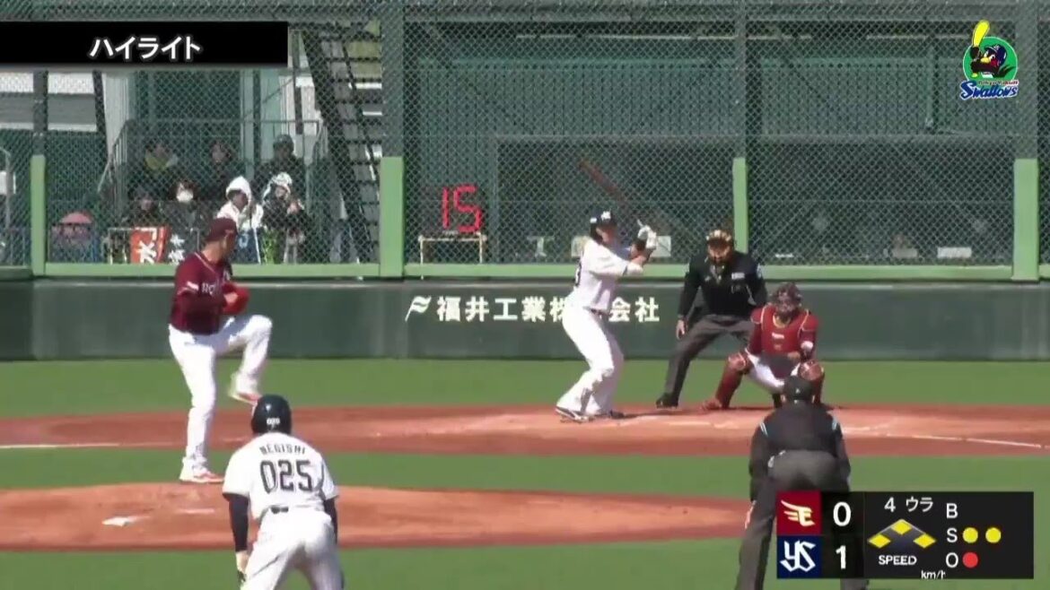 【ファームハイライト】澤野聖悠選手が2安打3打点の活躍｜3月20日 東京ヤクルトスワローズvs東北楽天（戸田球場）