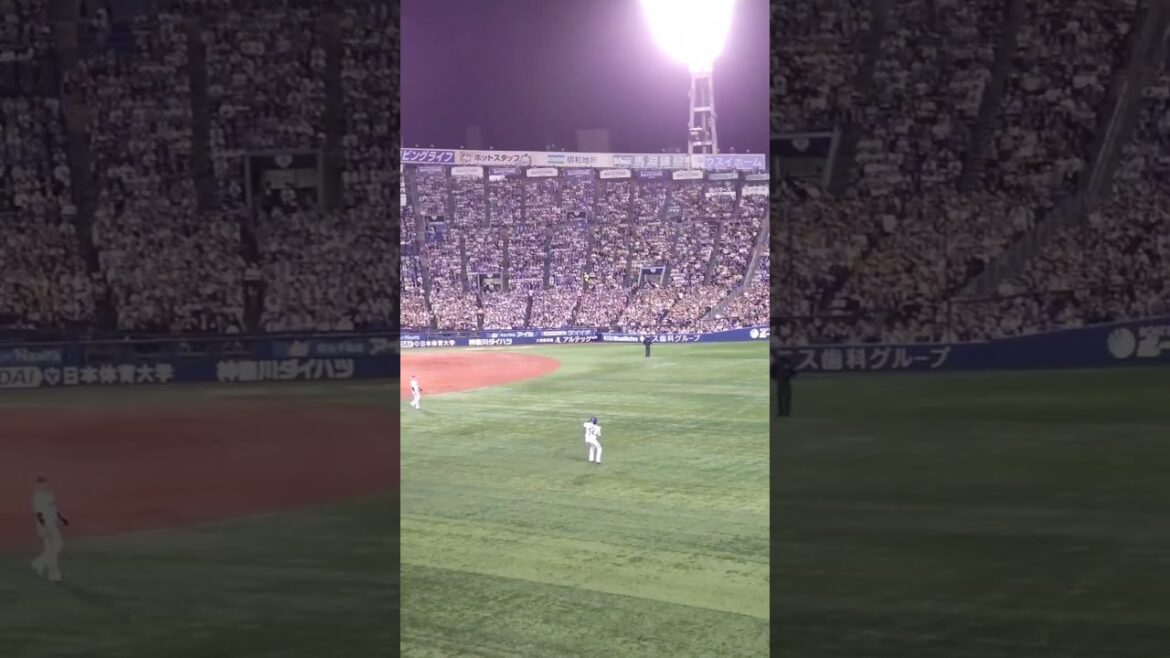 20241026 １回表、ジャクソン投球。戸柱、柳田盗塁を見事に刺す