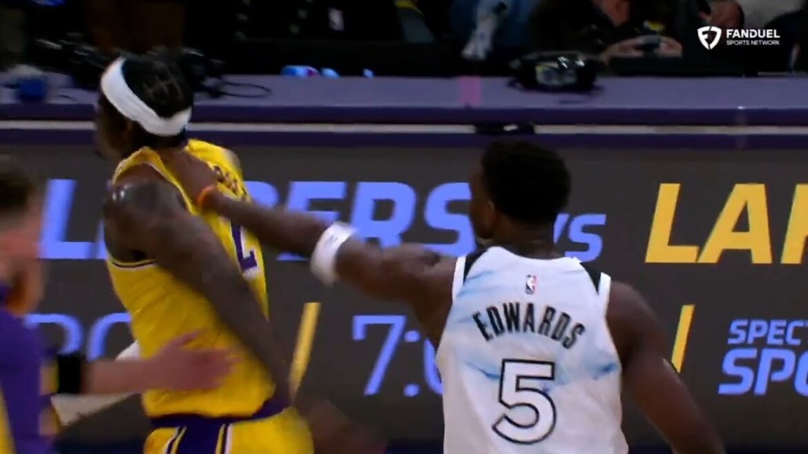 Anthony Edwards SHOVES Jarred Vanderbilt in Heated Altercation!