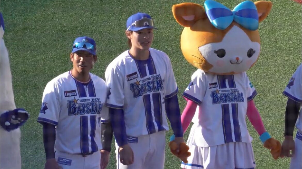 【勝利後の一幕/最後に注目】DBキララが中川颯に思いを寄せていることが発覚するシーン(2025.3.20/横浜スタジアム）