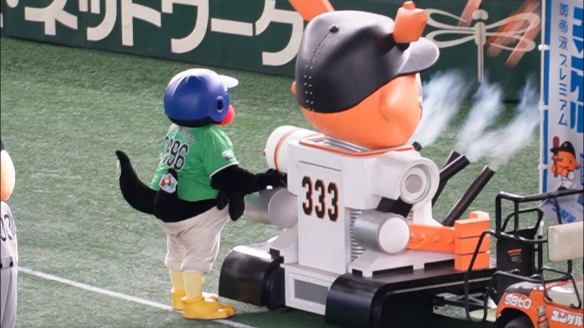 2024.6.21 つば九郎先生、勝手にバズーカ発射しちゃう@東京ドーム