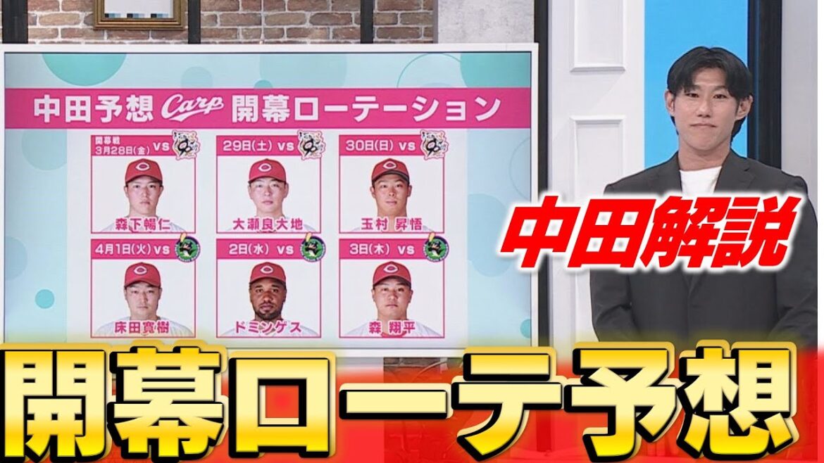 【中田解説】先発3本柱に続く投手はだれだ？サウスポー2人に注目