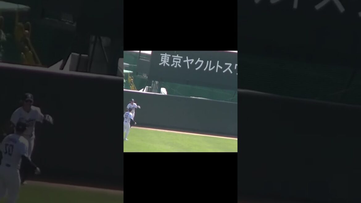 【強風で難しい打球】藤田和樹のセンターへの飛球に追いつく増田珠【ヤクルトスワローズ対 千葉ロッテマリーンズ イースタン2024年4月19日】
