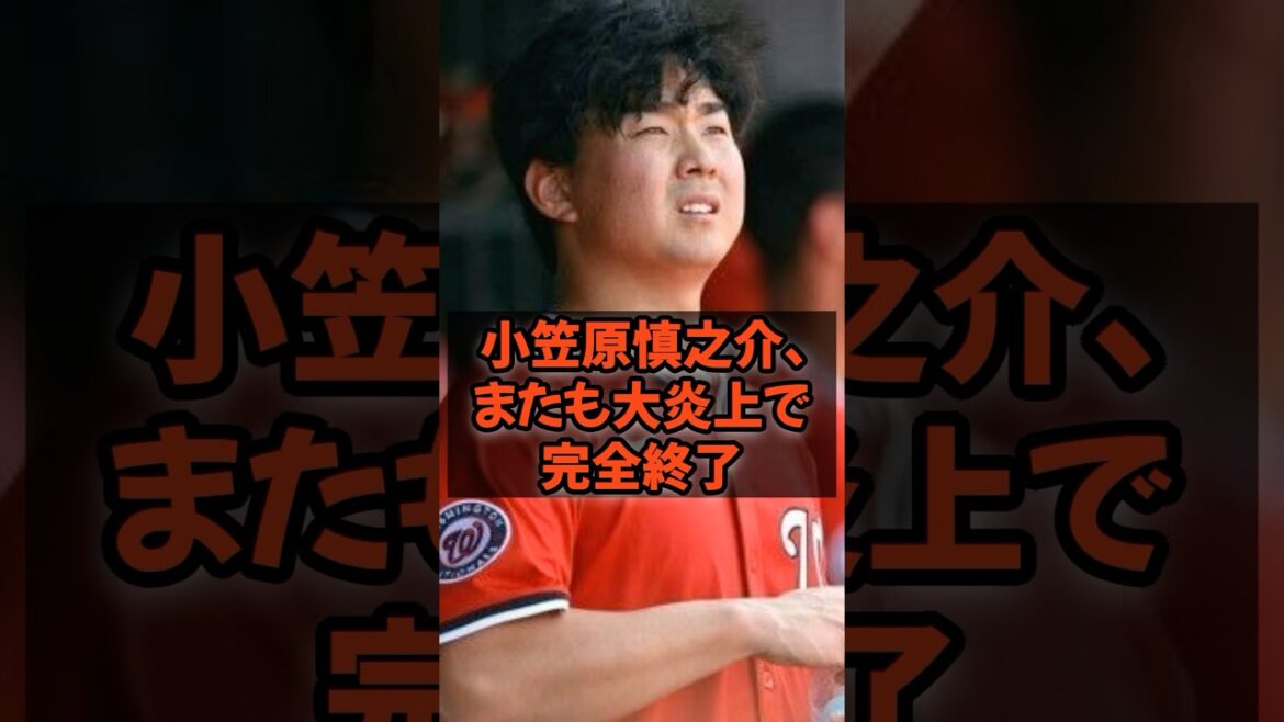 小笠原慎之介またも大炎上で完全終了へ...