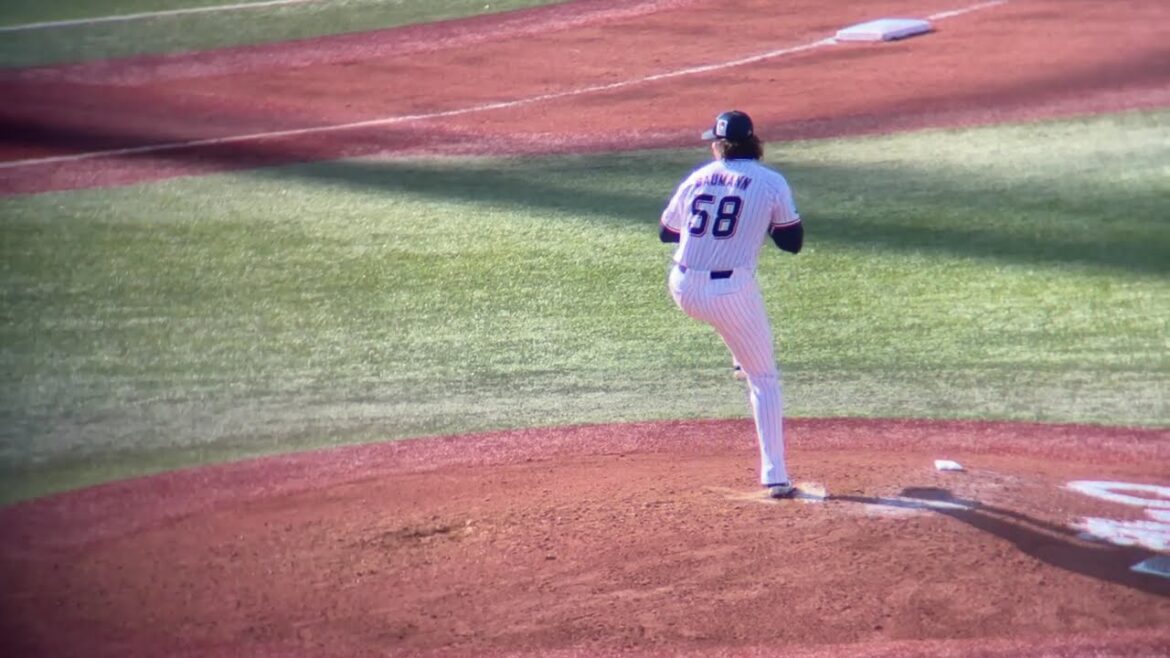 【新戦力】マクガフの様になれるか？新外国人バウマン 投球練習 東京ヤクルトスワローズ プロ野球 オリックスバファローズ オープン戦