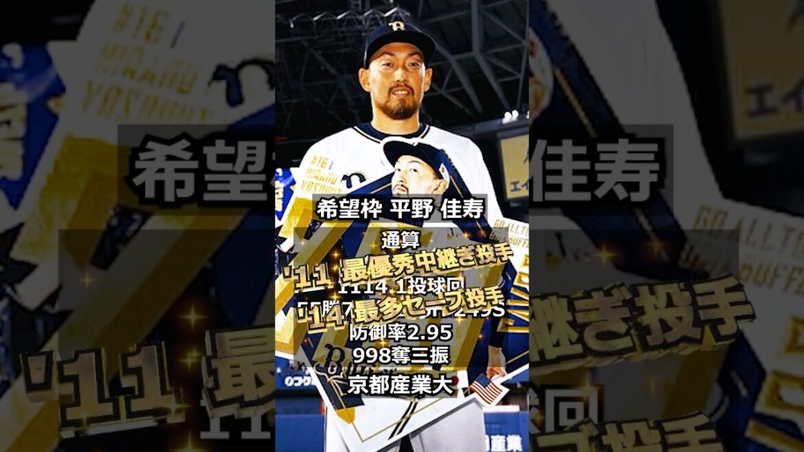 【2005年オリックス・バファローズ】ドラフト答え合わせ　#shorts #プロ野球 #野球  #ドラフト2025 #ドラフト候補 #プロスピ #ドラフト2025