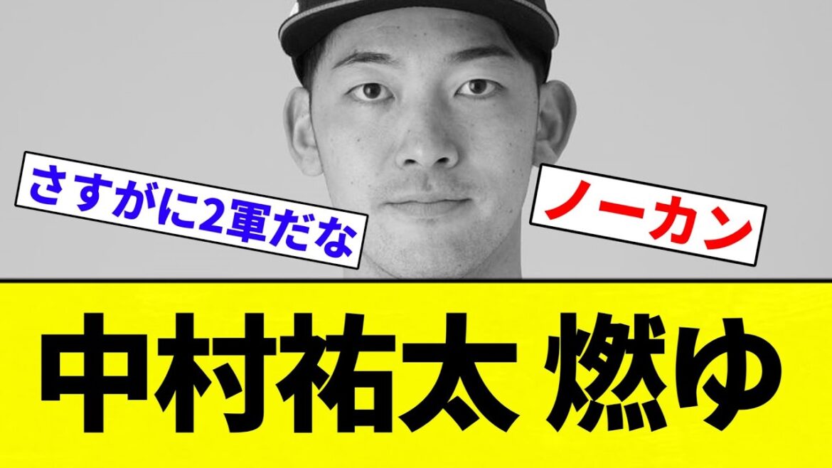 【燃ゆ出身】中村祐太 燃ゆ【プロ野球反応集】【2chスレ】【なんG】